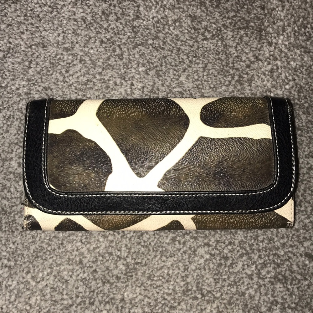 Animal print wallet